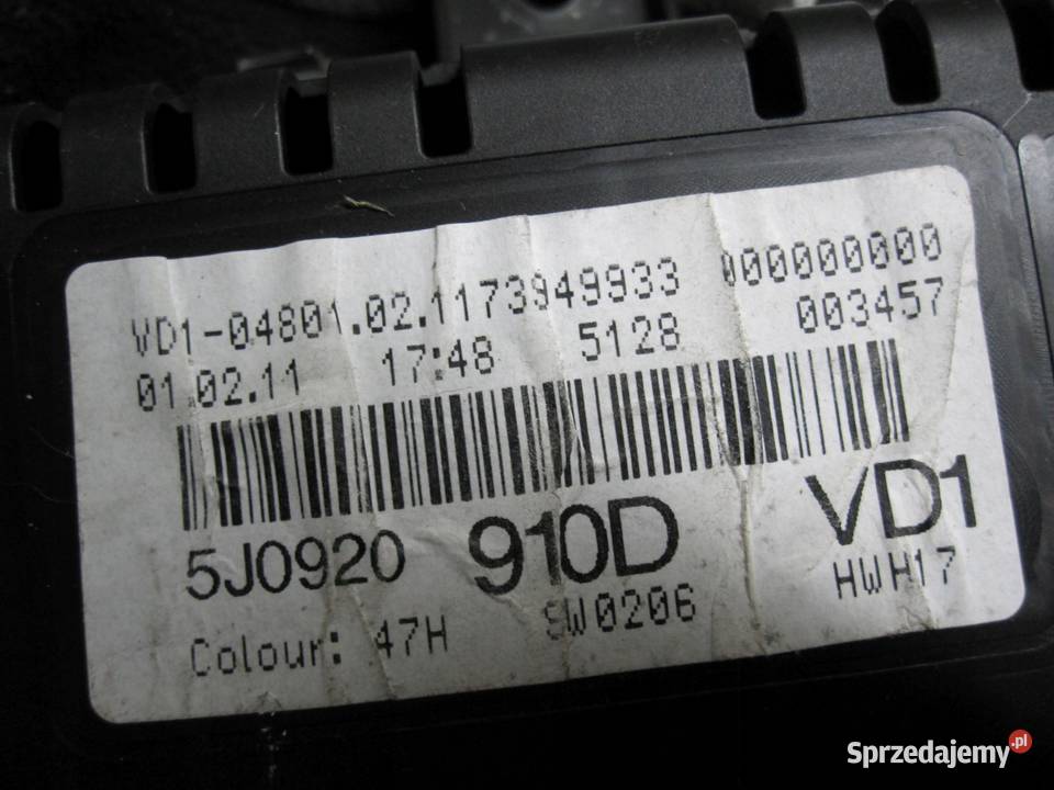 SKODA FABIA II LIFT 16 TDI 11r licznik zegary osobowe