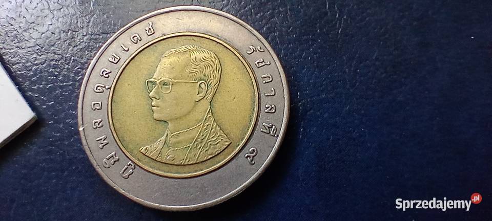 Stare monety 10 baht 2013 Tajlandia Lesko