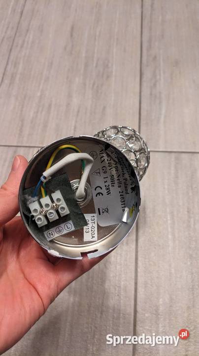 2x Lampa ścienna Candelllux spot 1X40W G9 chrom Warszawa