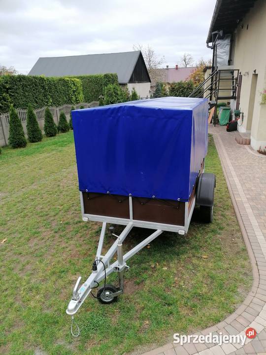 Plandeki Plandeka na przyczepkę manualna