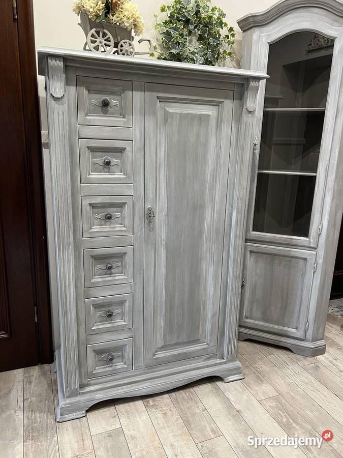 Wysoka drewniana komoda Bieliźniarka lubuskie Żary