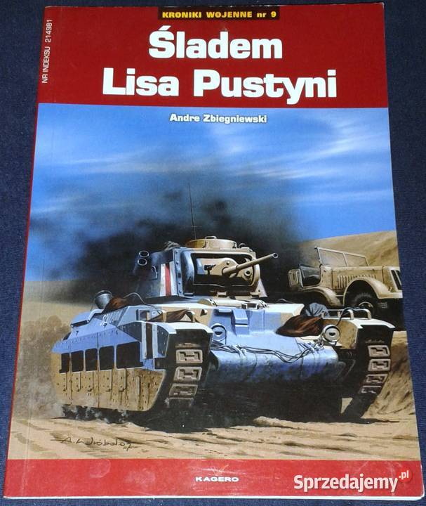 Śladem Lisa Pustyni Kroniki wojenne 9 Andre miękka Pozostałe sprzedam