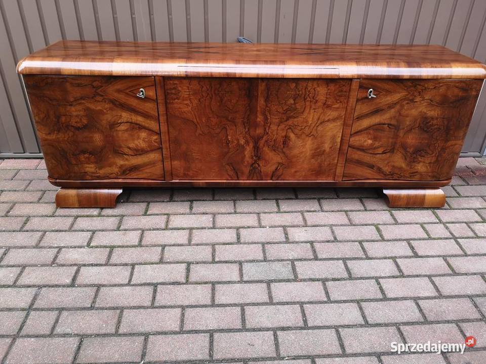 Komoda ARTDECO Orzech RTV Niska 181 Zgrabna Swarzędz
