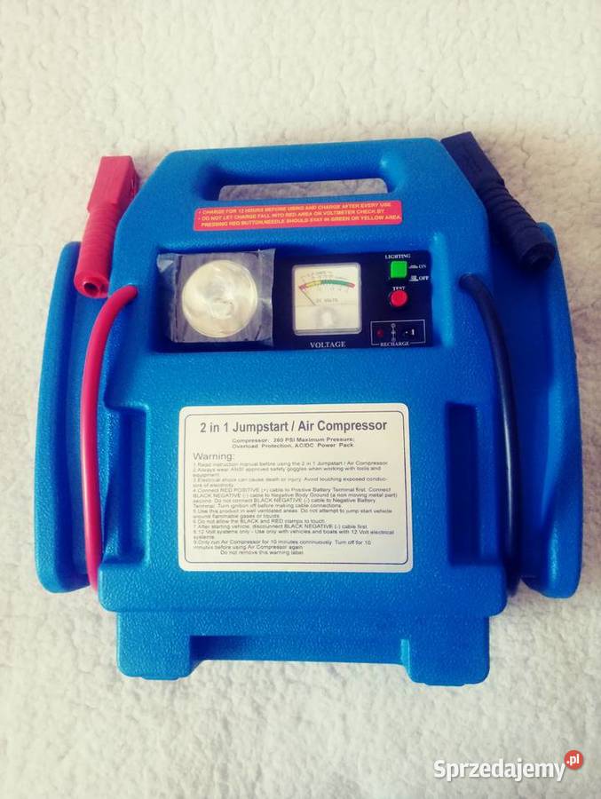 URZĄDZENIE ROZRUCHOWE KOMPRESOR JUMP STARTER Łódź sprzedam