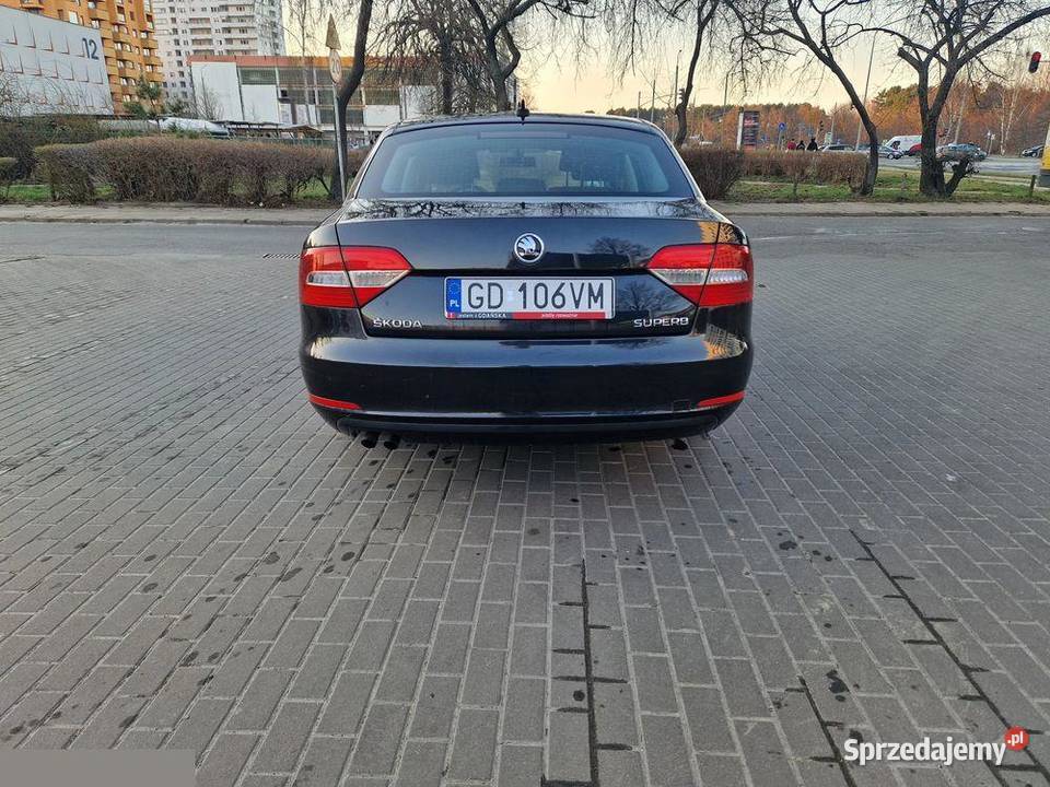 Skoda Superb 16 TDI Comfort 105 2015r pomorskie Gdańsk