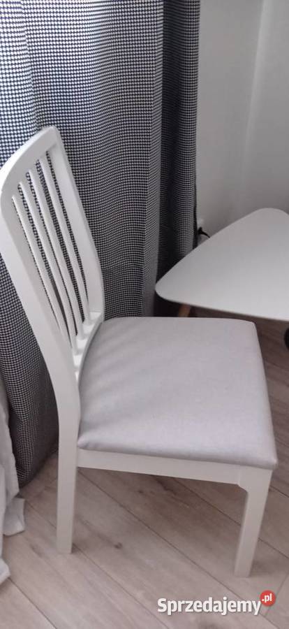 IKEA EKEDALEN Krzesło biały Orrsta jasnoszary Wrocław