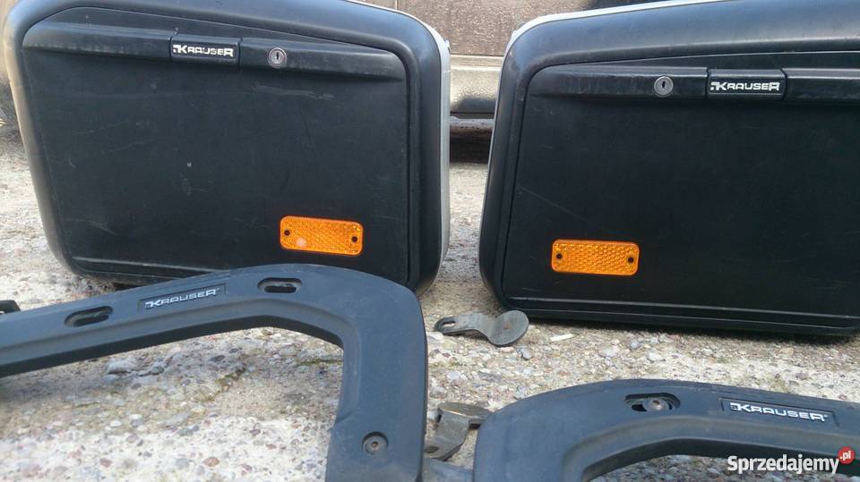 Kufry boczne Krauser K2 kluczyki stelaż Łódź