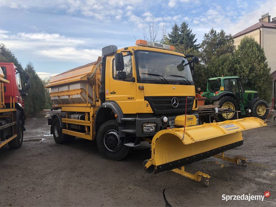 Mercedes Axor 2011 4x4 1824 piaskarka solarka wspomaganie kierownicy Ropczyce