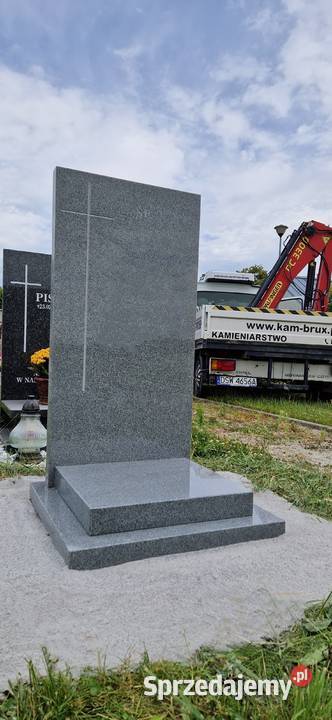 Nagrobek urnowy kuru grey 2242 SMOLEC Świdnica