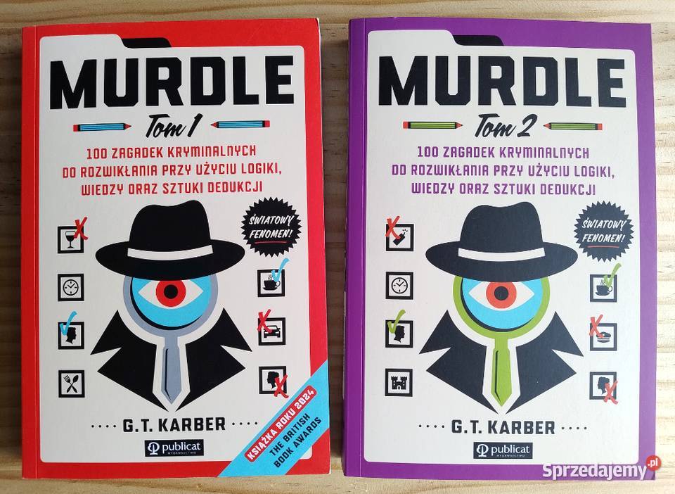 Murdle tom 1 i 2 Tajemnice morderstwa wskazówki Pozostałe Warszawa sprzedam