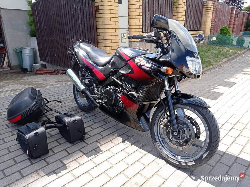 Kawasaki GPZ 500S nowe sakwy i kufer gotowa do 62883km