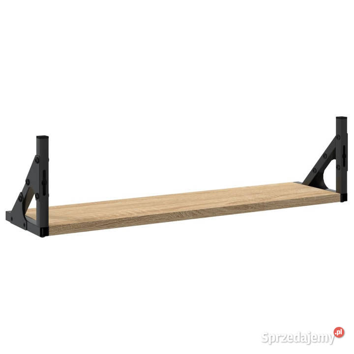 Półki ścienne 2 dąb sonoma 60x15x155 WM836324 Półki Warszawa sprzedam