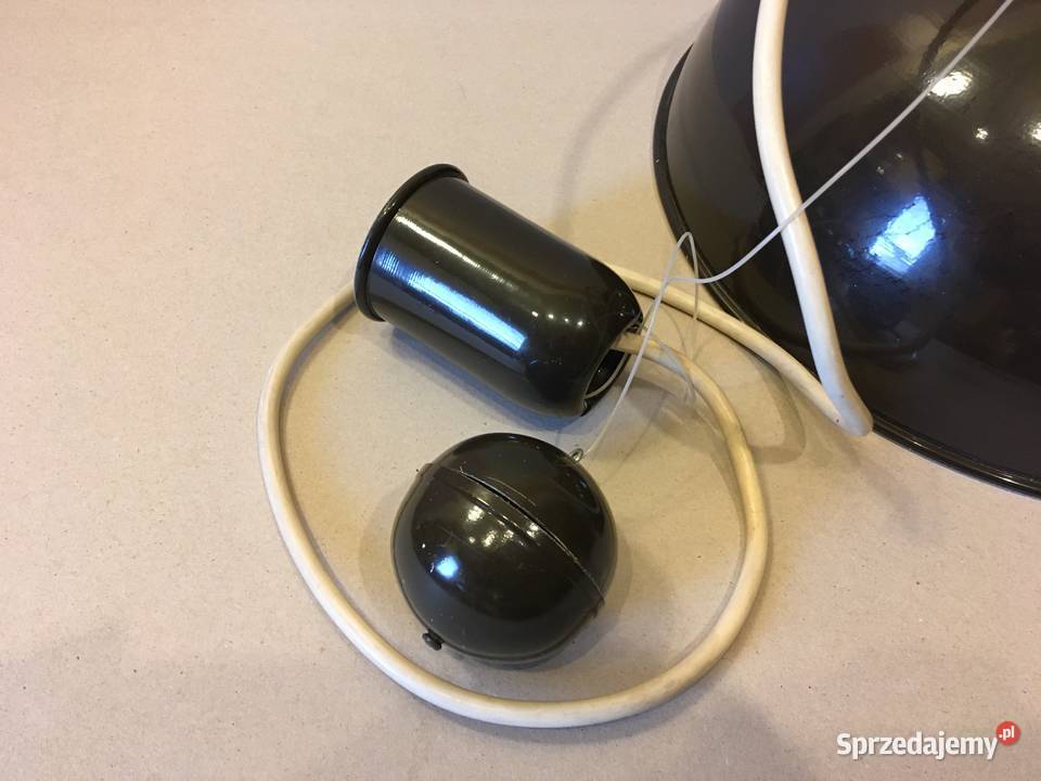 Stara lampa metalowa kultowa PRL średnica 35 mazowieckie Warszawa