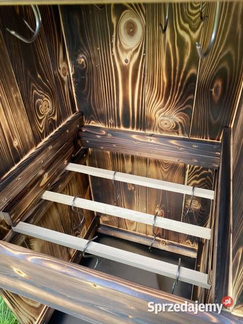 WĘDZARNIA DREWNIANA ogrodowa xxl książka