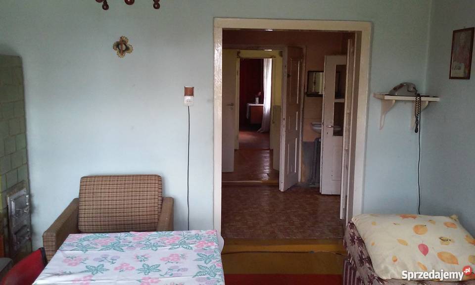 Tanio Dom w Izbicy z zabudowaniami lubelskie Izbica