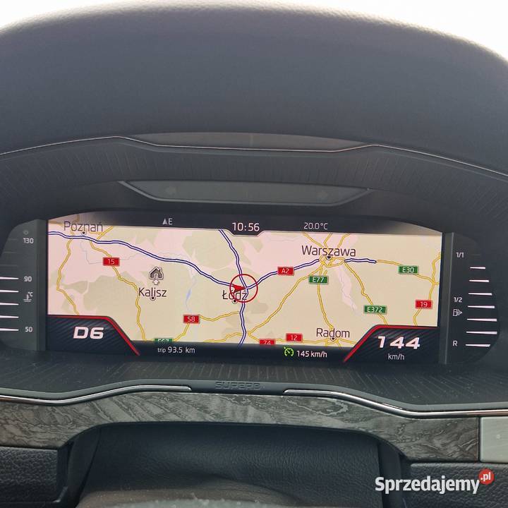 Skoda superb 20tdi 2017r Automat virtual wielkopolskie Zbiersk