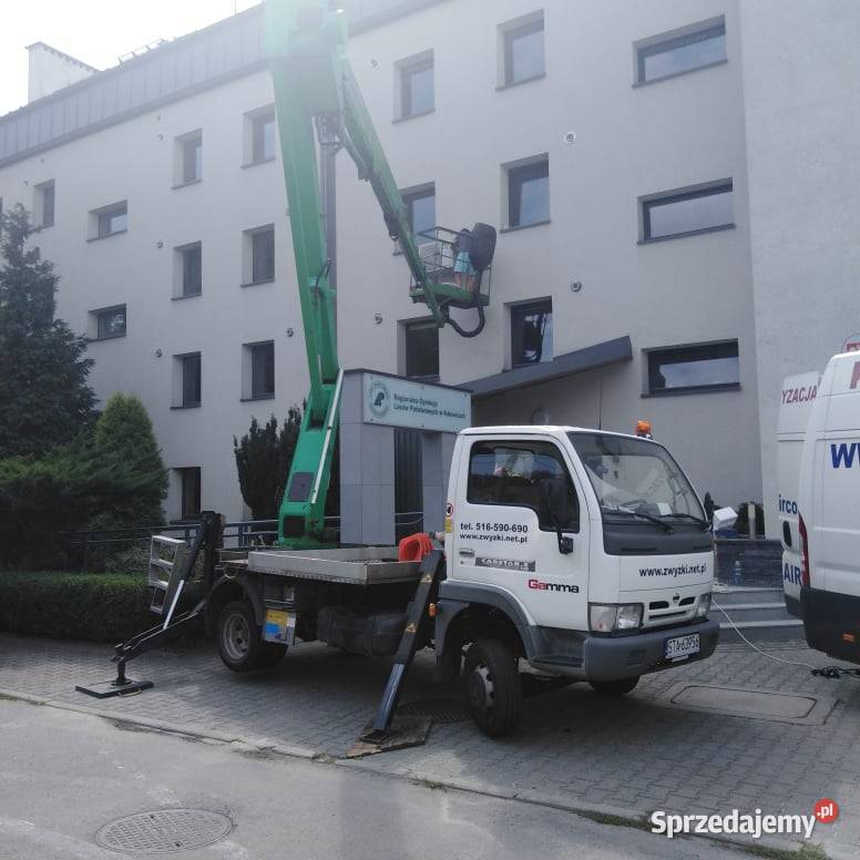 Zwyżka wynajem zwyżki Woźniki Lubsza Kamieńskie