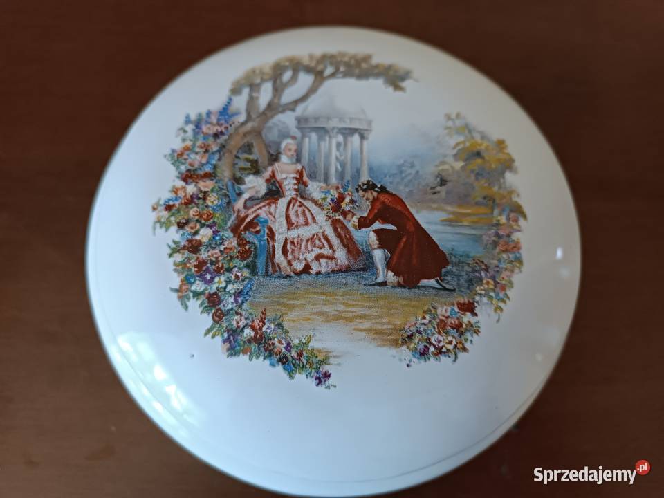 Puzdro szkatułka porcelana Francja Budzyń sprzedam
