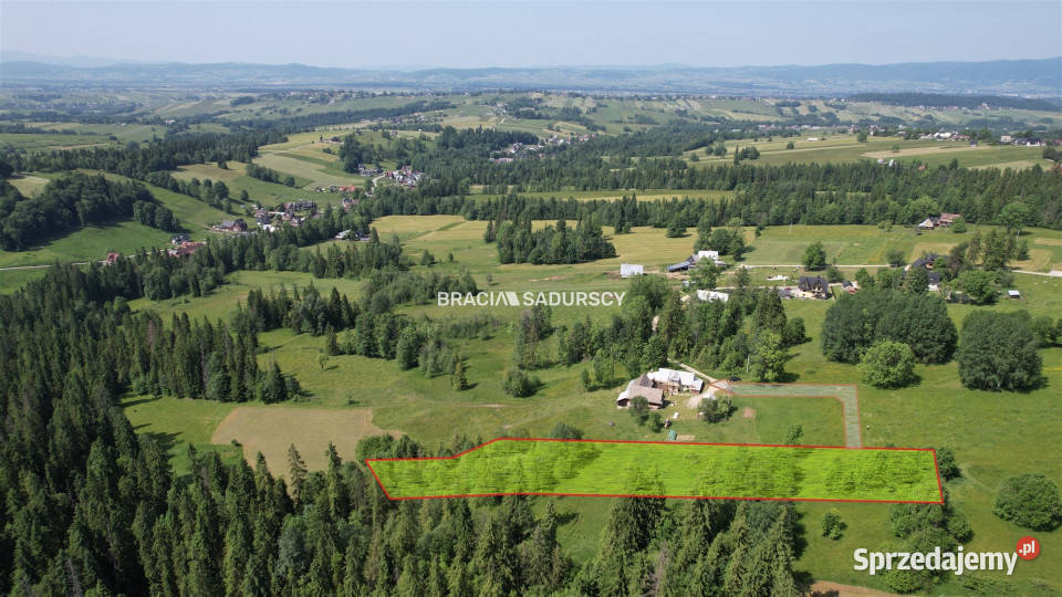 sprzedaży gruntu Bańska Wyżna 4267m2 woda Sprzedaż