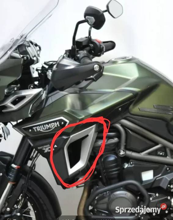 Triumph Tiger 1200 XCA owiewka lewa wypełnienie