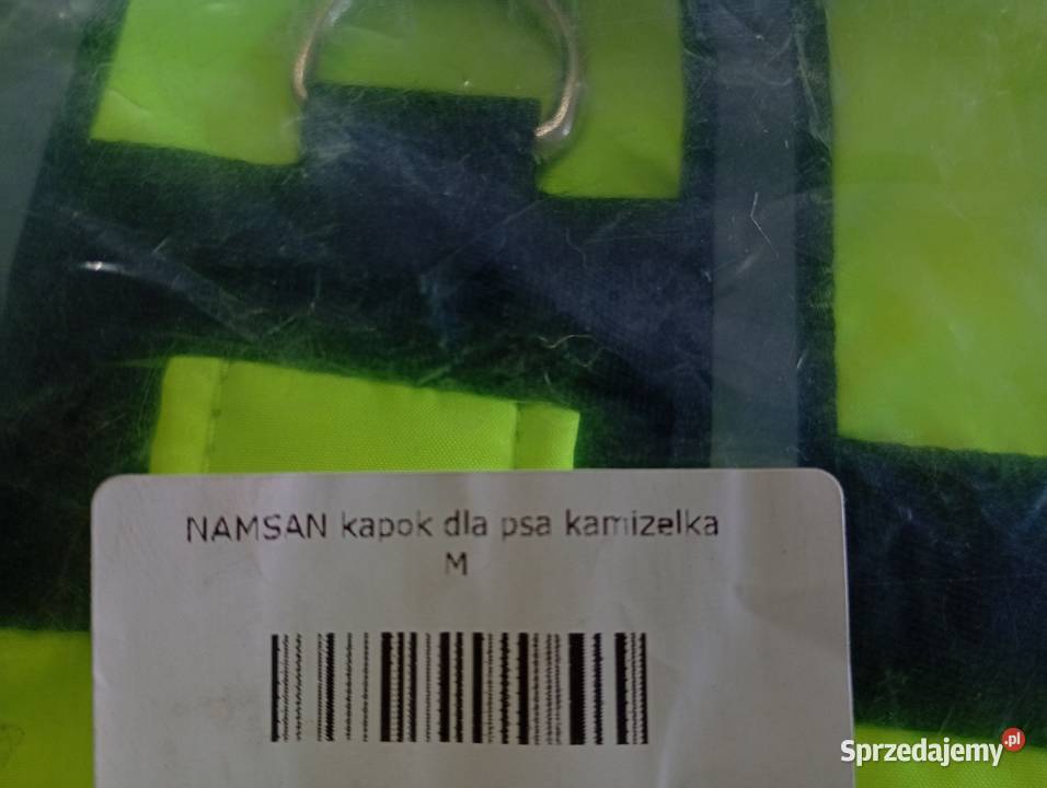Kamizelka ratunkowa kapok psa wodę neonowa Przysucha