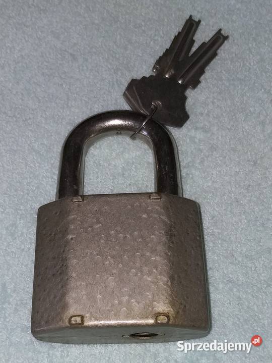 Kłódka pałąkowa SAWA z 3 kluczami Warszawa sprzedam