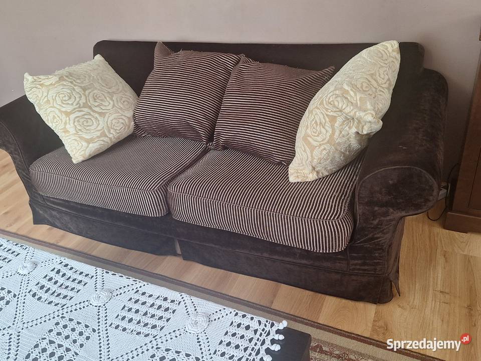 Wypoczynek sofa 2 fotele 87cm Nisko