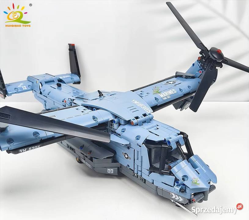 V22 Samolot Osprey Wirnikowy Helikopter Klocki Milanówek