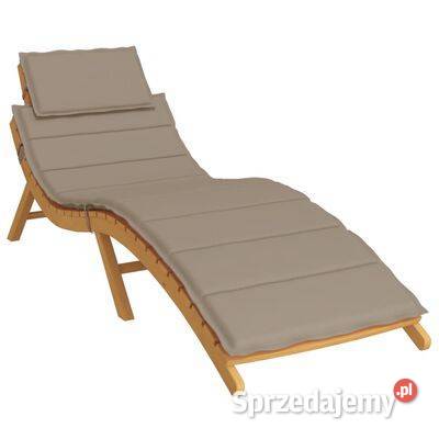 vidaXL Poduszka na leżak taupe 186x58x3 tkanina Warszawa