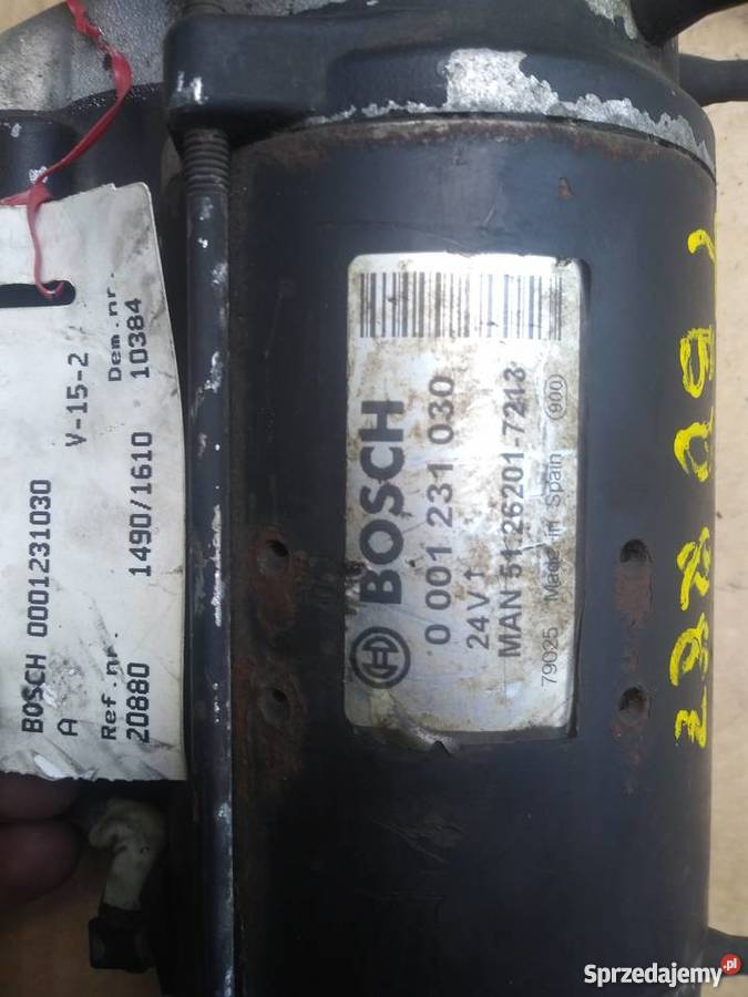 rozrusznik silnika Man 0001231030 ciężarowe świętokrzyskie Staszów