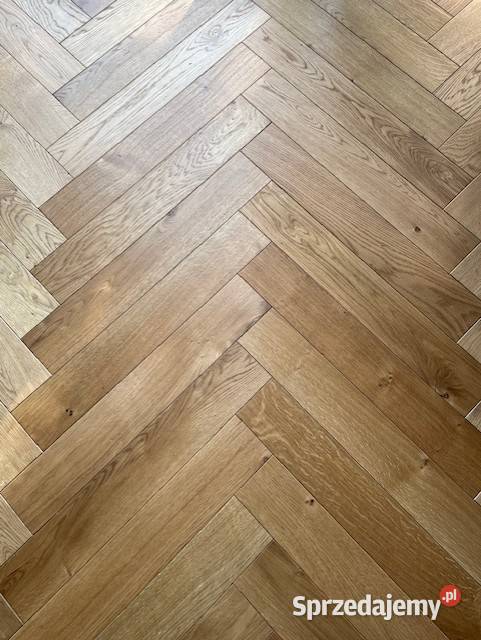 Jodełka klasyczna dębowa warstwowa 95x400 Deski podłogowe Poznań