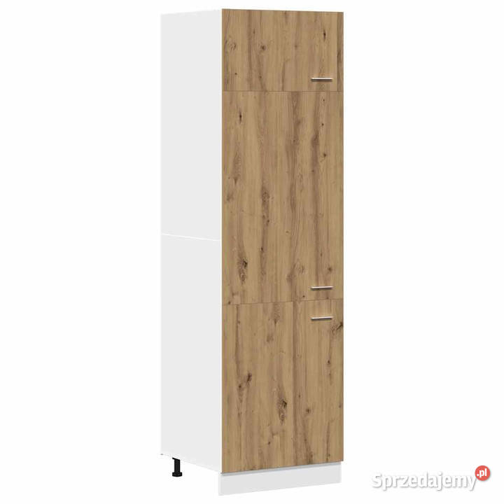 Szafka na lodówkę dąb artisan 60x57x207 WM856126 Warszawa