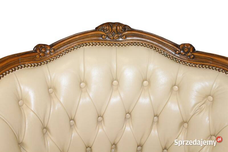 Skórzany fotel beczka w stylu Ludwika zachodniopomorskie sprzedam