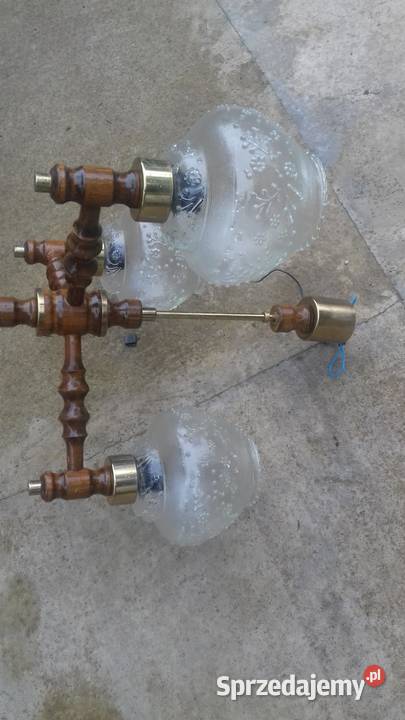 Retro lampa wiszaca z 1975 roku firmy Jilove Lubań