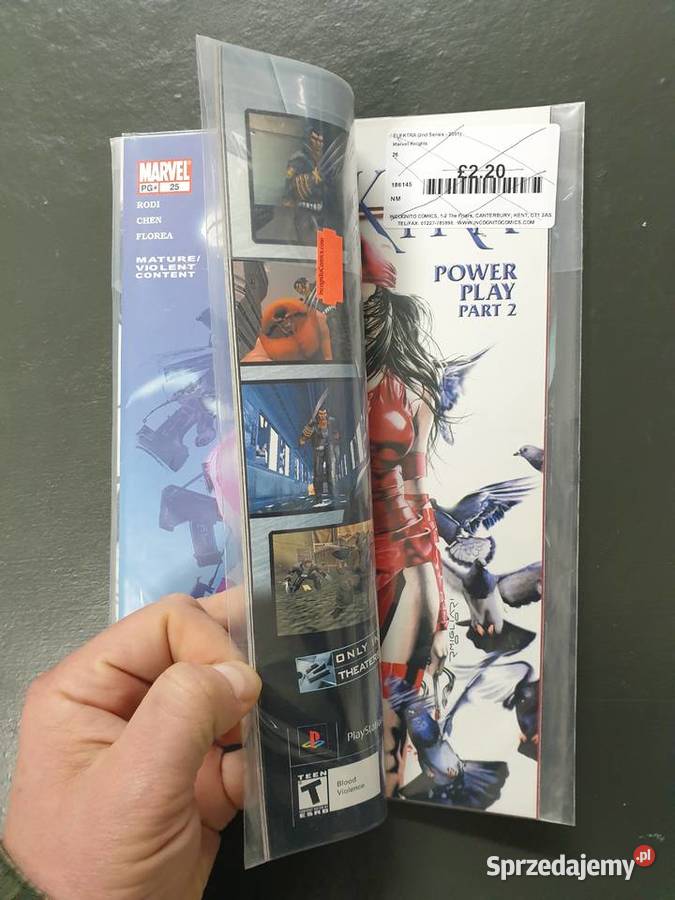 Elektra Power Play 3 oryginalne komiksy USA Gdynia