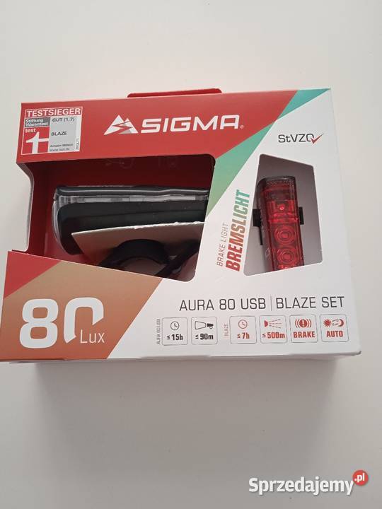 Oświetlenie rowerowe Sigma Miedzichowo