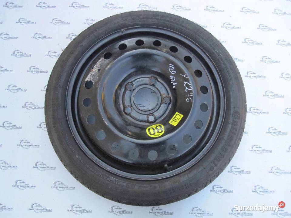OPEL INSIGNIA koło dojazdowe 1257017 98M 5x120 świętokrzyskie Kielce