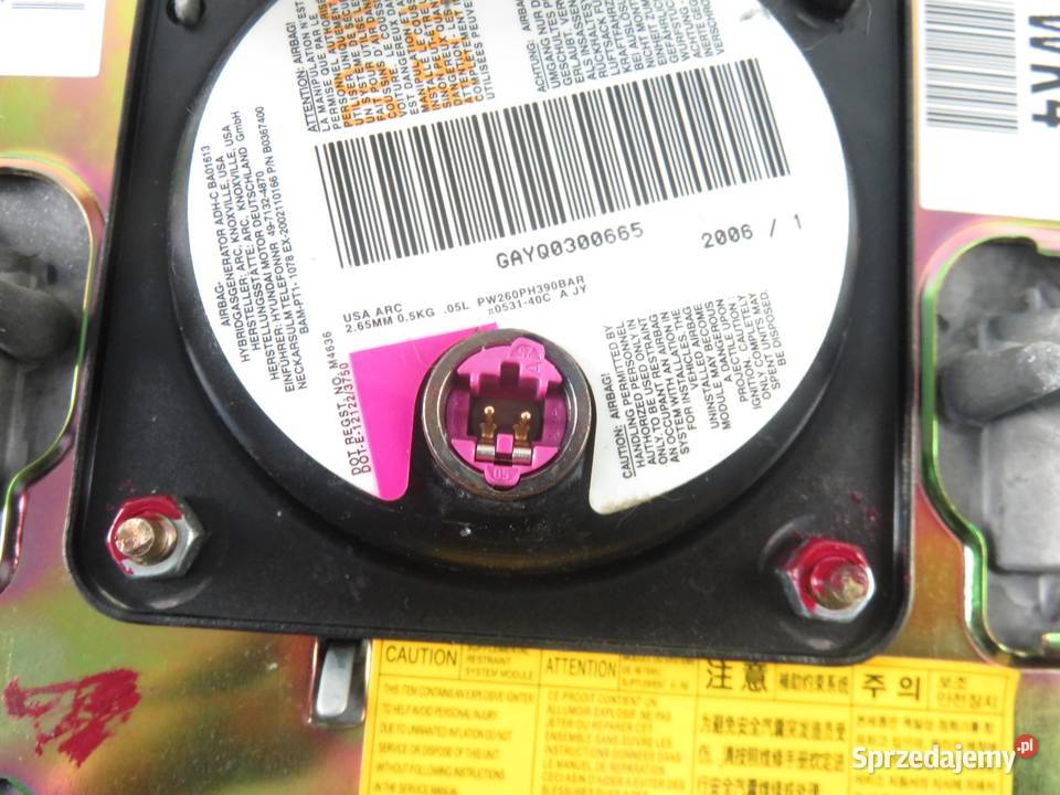 PODUSZKA KIEROWCY HYUNDAI TUCSON I