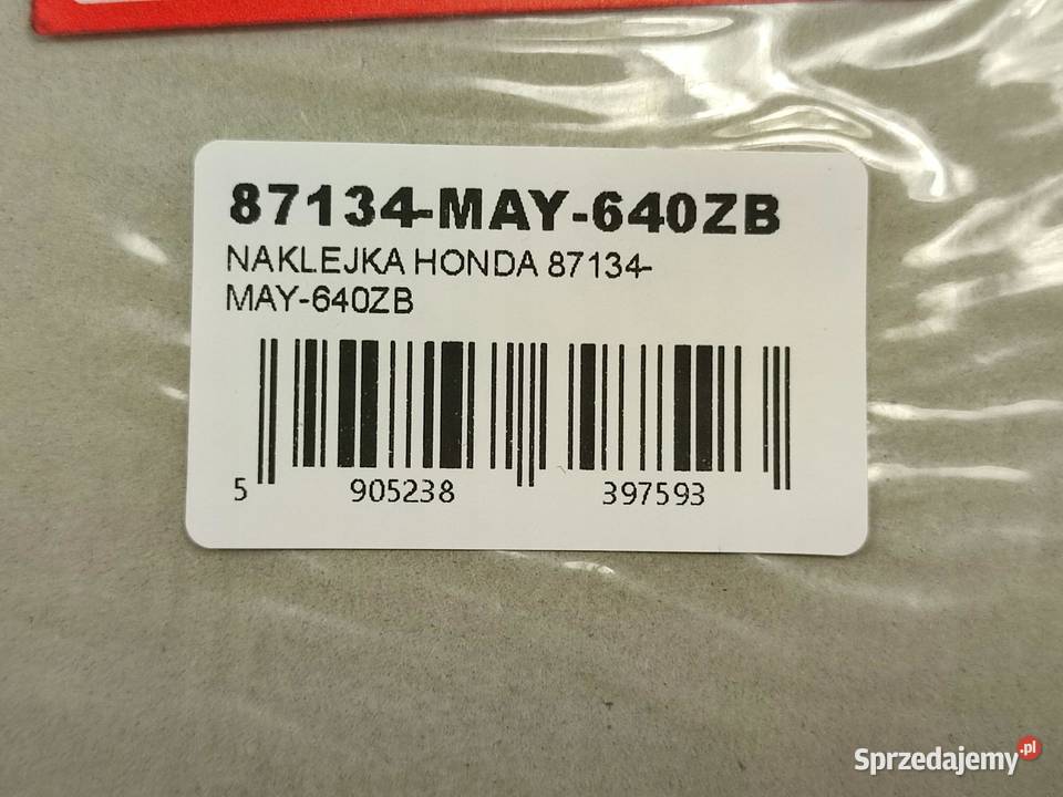 NAKLEJKA AFRICA TWIN PR BOCZEK HONDA XRV750