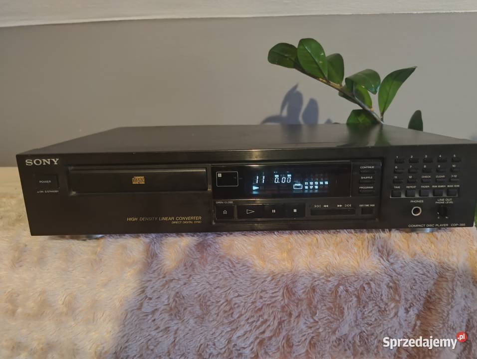 Odtwarzacz CD Sony cdp 395 Trzebuska