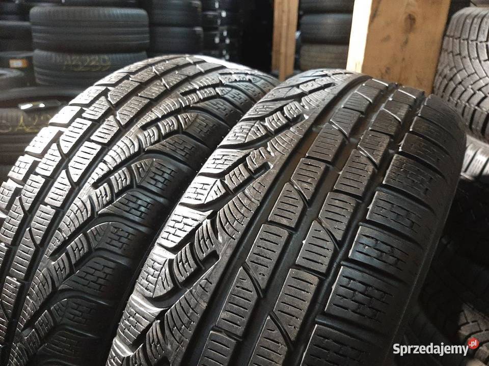 2x Opona UŻYWANA ZIMOWA 20555R17 PIRELLI 119 Zaścianki