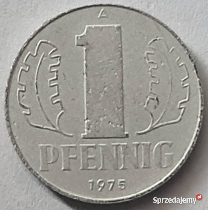 Moneta 1 Pfennig fening Pf NRD