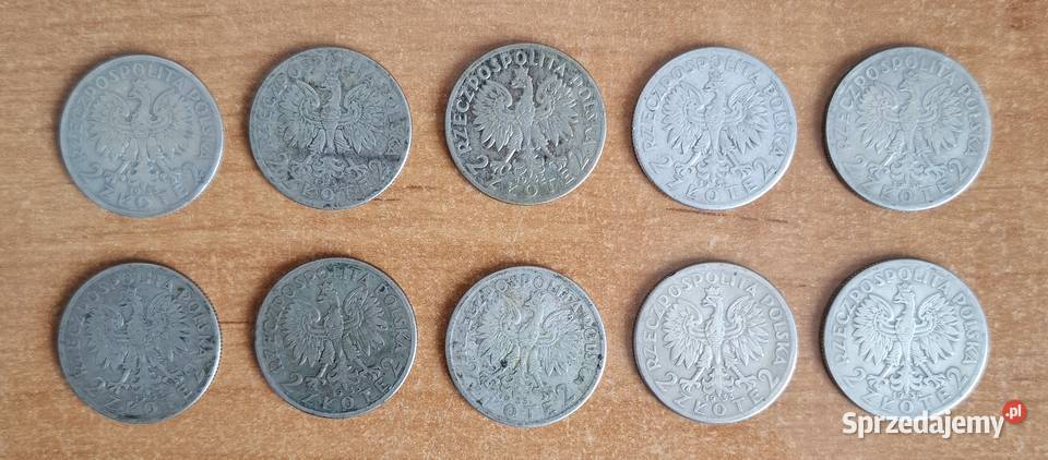 Zestaw Monet 10 II RP Gliwice sprzedam