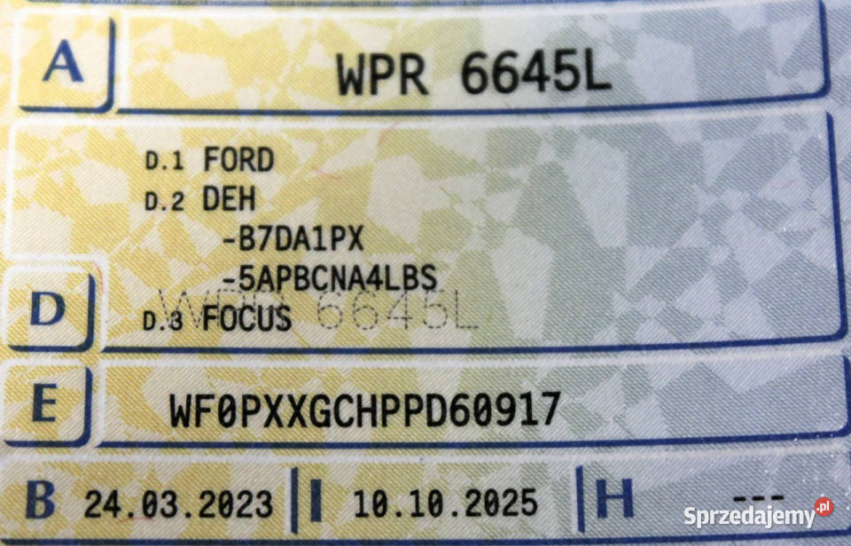 Ford Focus Titanium SalonPL FV23 125 Navi LED Sokołów sprzedam