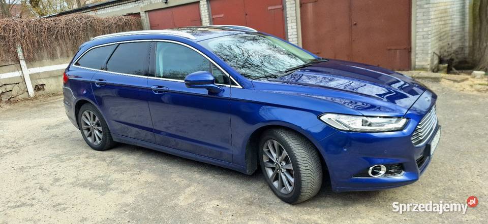 Ford Mondeo Mk5 Panorama Full aktywny tempomat granatowy łódzkie Pabianice
