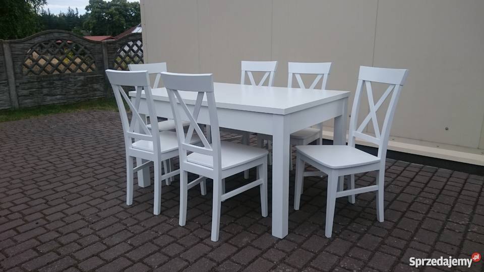 Krzesło białe nowoczesne krzyż krzyżak mazowieckie Warszawa