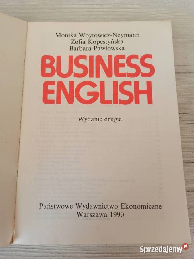 Business English WoytowiczNeymann Kopestyńska Bielsko-Biała sprzedam