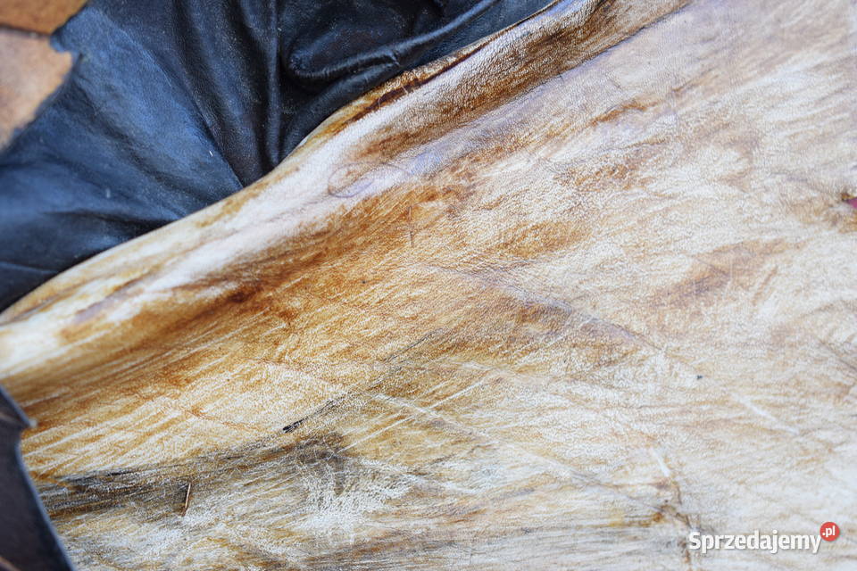 Obraz ze skóry kwiaty PRL Bydgoszcz