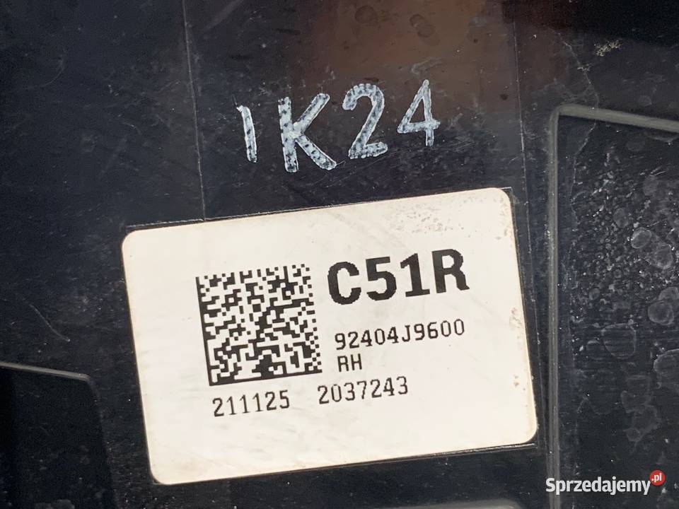 LAMPA TYŁ PRAWA WEWNĘTRZNA HYUNDAI KONA osobowe