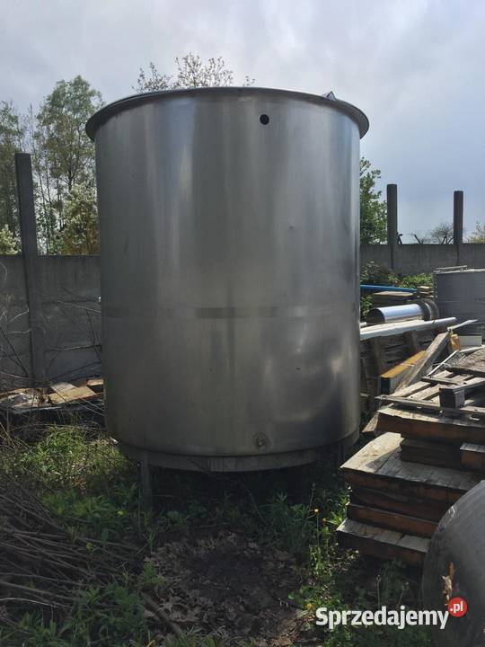 Duży zbiornik ze stali nierdzewnej 4000L Biznes i Przemysł Lipa